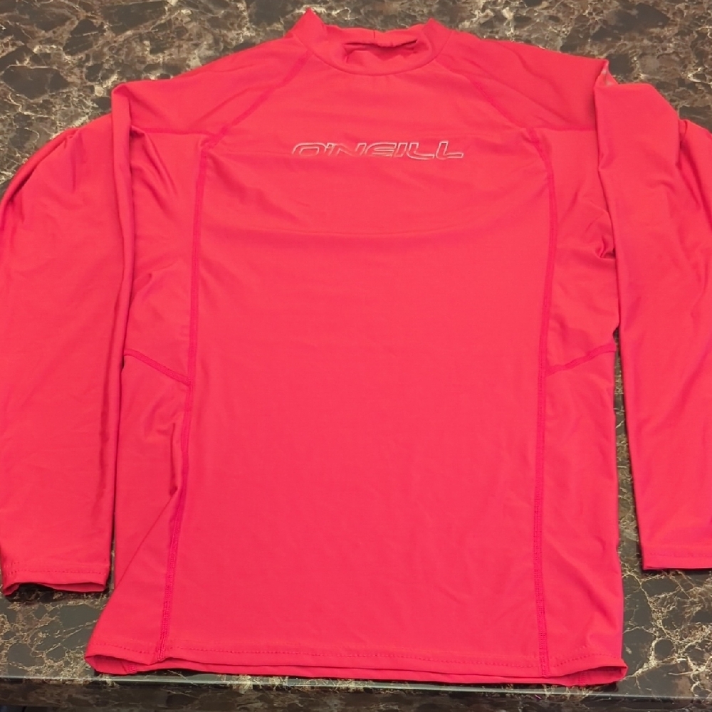 O'Neill Red Rash Guard Swim Shirt
